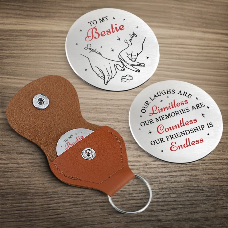 Personalized Pocket Hug - Gift For Besties, Sister, Best Friend - Right Here Always