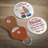 Personalized Pocket Hug - Gift For Besties, Sister, Best Friend - Until You Can Hug Me