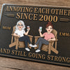 Personalized Home Decor Metal Sign - Gifts For Daughter, Son, Family - Family Strong