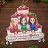 Personalized Acrylic Ornament – Christmas Gift For Sister, Bestie, Best Friend – Laugh Loud Live Bright