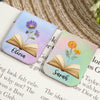 Personalized Leather Magnetic Bookmark - Gift For Book Lovers - Reading Is My Superpower