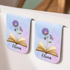 Personalized Leather Magnetic Bookmark - Gift For Book Lovers - Reading Is My Superpower
