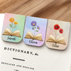 Personalized Leather Magnetic Bookmark - Gift For Book Lovers - Reading Is My Superpower