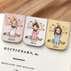 Personalized Leather Magnetic Bookmark - Gift For Book Lovers - Chapters And Dreams Await