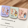 Personalized Leather Magnetic Bookmark - Gift For Book Lovers - Bound By Stories