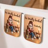 Personalized Leather Magnetic Bookmark - Gift For Book Lovers - Between Pages Magic