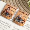 Personalized Leather Magnetic Bookmark - Gift For Book Lovers - Between Pages Magic