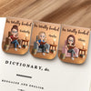 Personalized Leather Magnetic Bookmark - Gift For Book Lovers - Between Pages Magic
