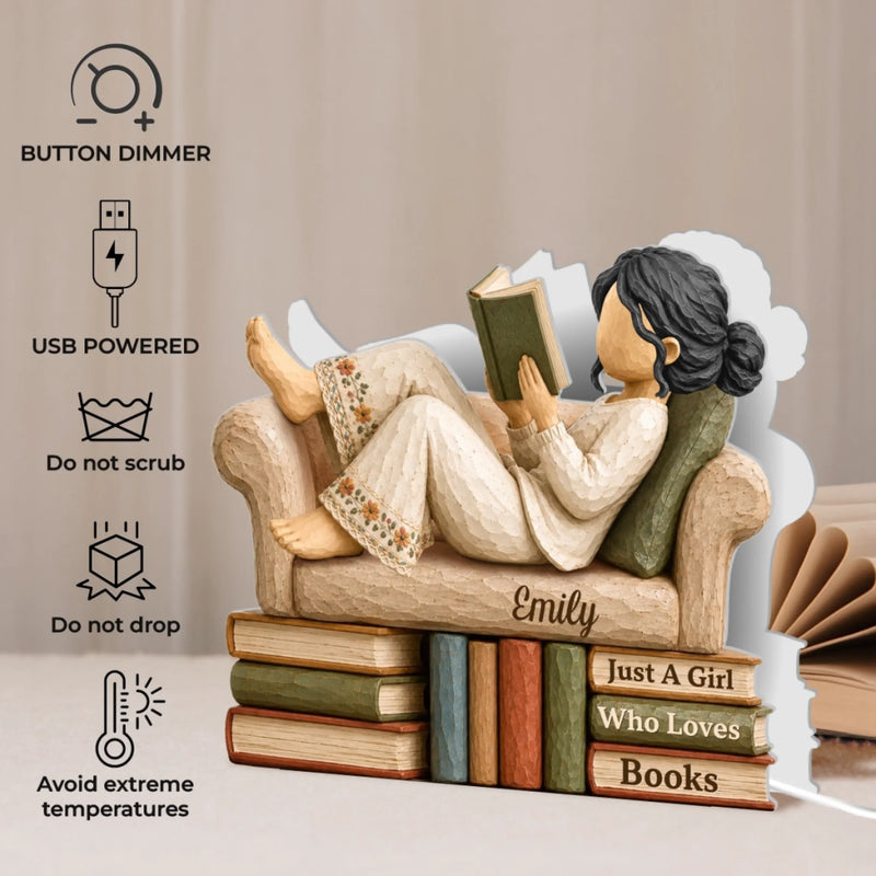 Personalized Light Box – Gifts For Book Lovers – Born To Read