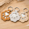 Personalized Photo Leather Pet Hair Keychain - Sympathy Gift For Pet Lovers - Always In My Heart