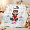 Personalized Blanket - Back To School Gift For Kid - I am Powerful