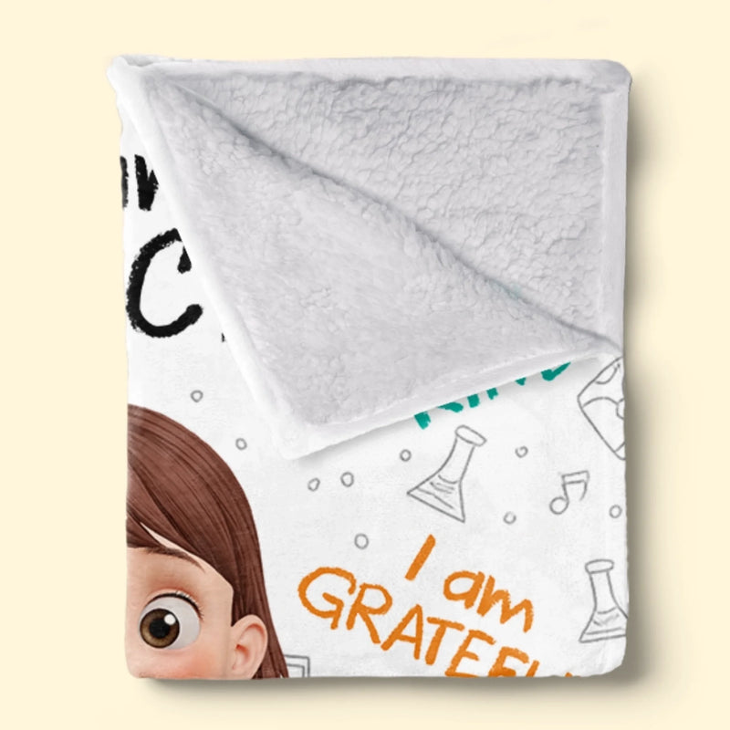 Personalized Blanket - Back To School Gift For Kid - I am Powerful