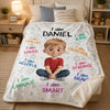 Personalized Blanket - Back To School Gift For Kid - I am Powerful