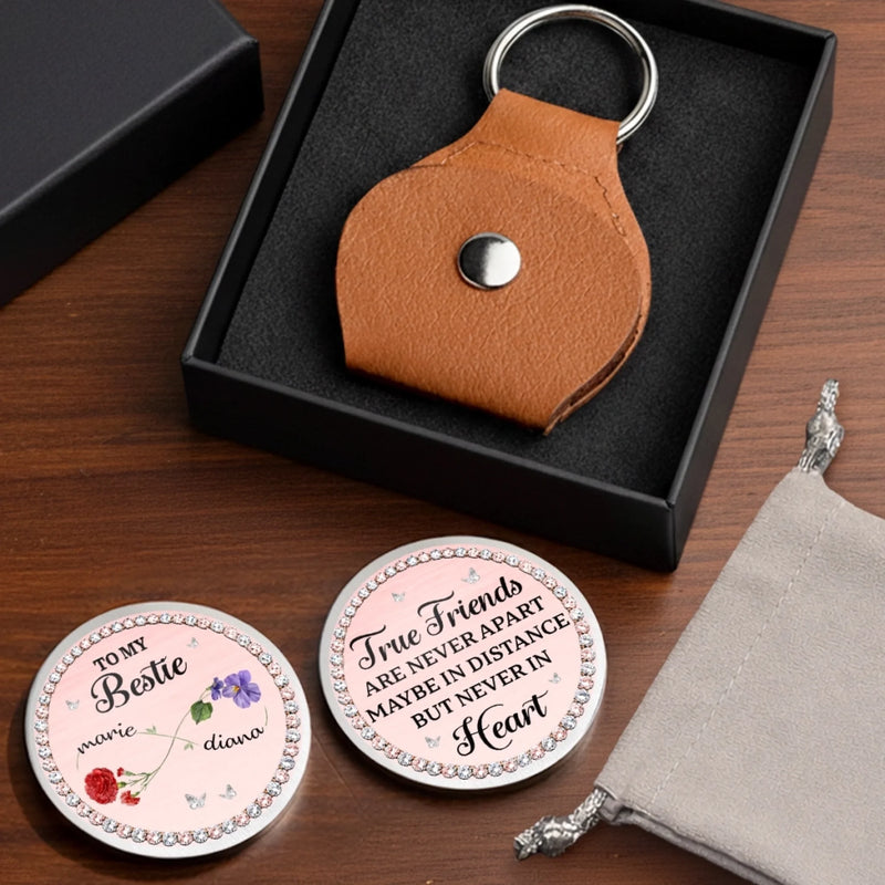 Personalized Pocket Hug - Gift For Besties, Sister, Best Friend - Besties By Choice
