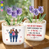 Personalized Glass Everlasting Tulips – Gift For Sister, Bestie, Best Friend - Always Laughing At You