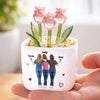 Personalized Glass Everlasting Tulips – Gift For Sister, Bestie, Best Friend - Always Laughing At You