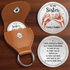 Personalized Pocket Hug - Gift For Besties, Sister, Best Friend - Sisters By Heart Forever