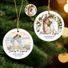 Personalized Photo Ceramic Ornament – First Christmas, Anniversary Gift For Couple – The Best Roll Of My Life