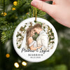Personalized Photo Ceramic Ornament – First Christmas, Anniversary Gift For Couple – The Best Roll Of My Life