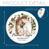 Personalized Photo Ceramic Ornament – First Christmas, Anniversary Gift For Couple – The Best Roll Of My Life