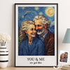 Personalized Photo Vertical Poster - Gifts For Couple - Vintage Love, Endless Joy