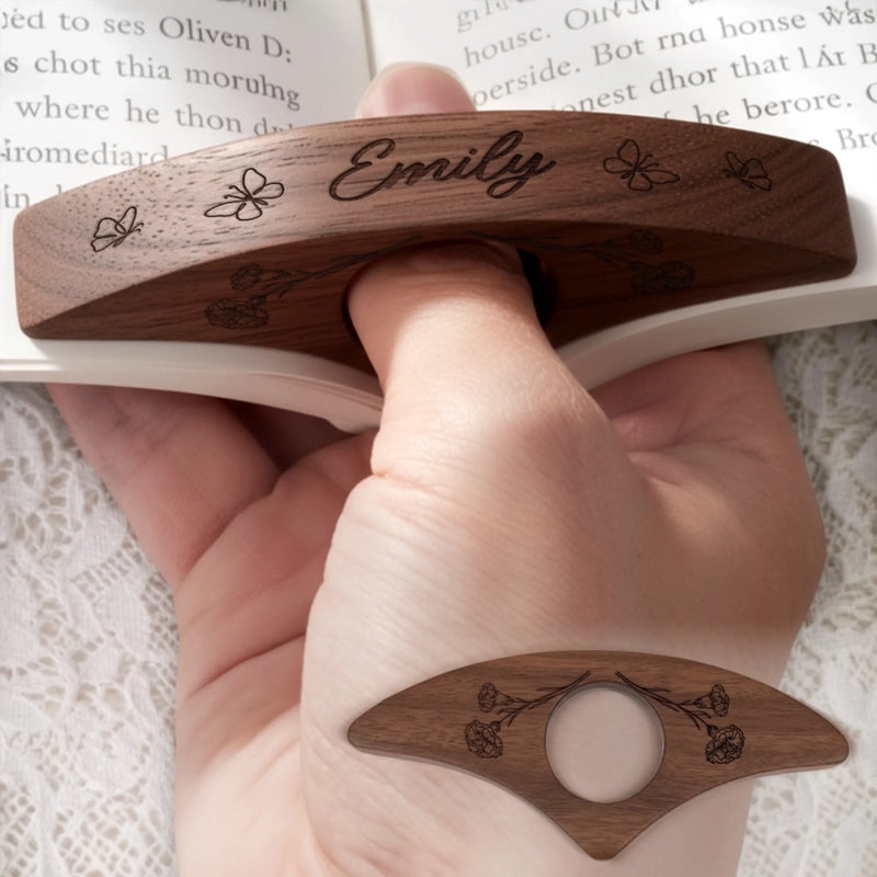Personalized Book Page Holder - Gift For Book Lovers - Lost In Pages Found In Stories