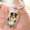 Personalized Photo Keychain - Sympathy Gift For Pet Lovers - A Loyal Heart Never Fades