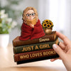 Personalized 2-Layered Wooden Plaque - Gift For Book Lovers - Reading Is My Cardio