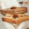 Personalized Book Page Holder - Gift For Book Lovers - Pages Hold My Heart