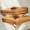 Personalized Book Page Holder - Anniversary Gift For Couple, Book Lovers - Our Love Reads Like Poetry