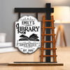 Personalized 2-Layered Wooden Plaque - Gift For Book Lovers - Find Yourself Between The Books