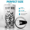 Personalized Tumbler - Anniversary Gift For Wife, Husband, Couple - Never Forget That I Love You