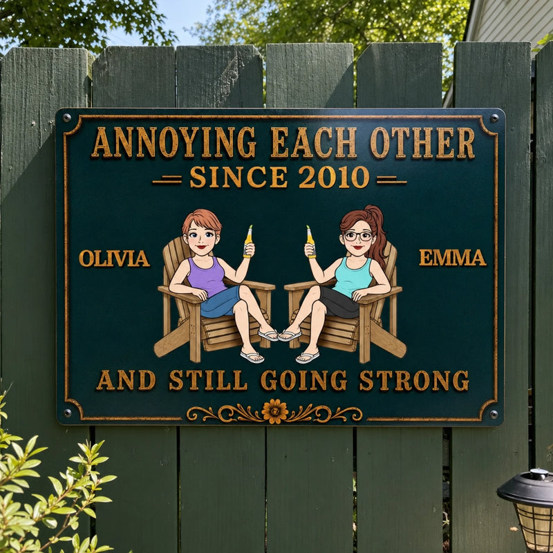 Personalized Home Decor Metal Sign – Anniversary Gift For Couple – No One Else Compares