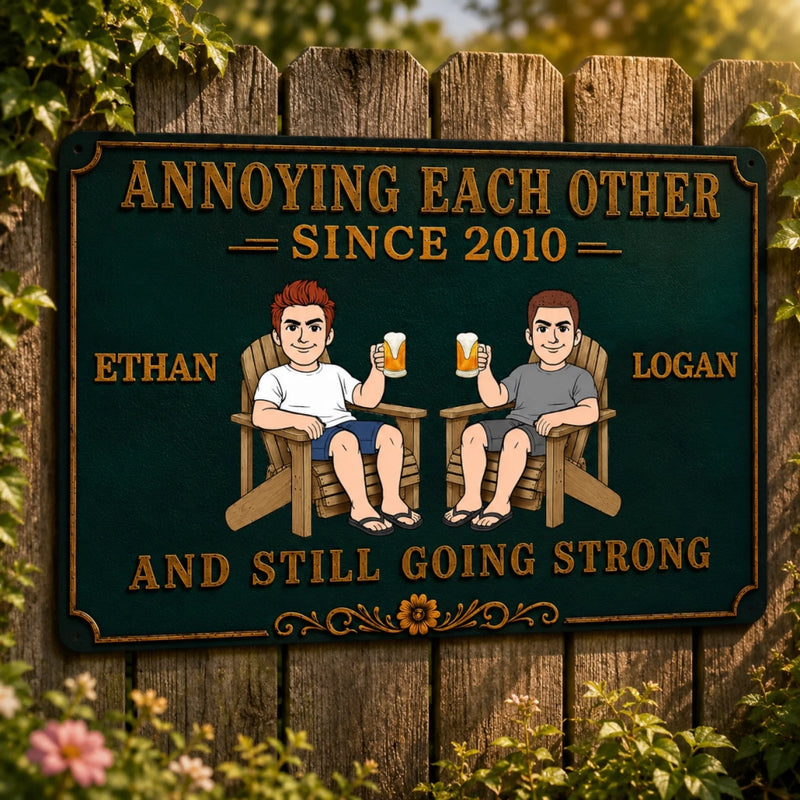 Personalized Home Decor Metal Sign – Anniversary Gift For Couple – No One Else Compares