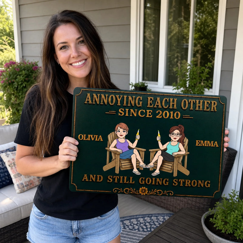 Personalized Home Decor Metal Sign – Anniversary Gift For Couple – No One Else Compares