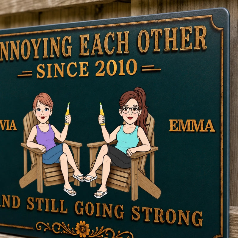 Personalized Home Decor Metal Sign – Anniversary Gift For Couple – No One Else Compares