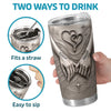 Personalized 3D Inflated Effect Printed Tumbler - Anniversary Gift For Wife, Husband, Couple - You Are My Soulmate