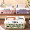 Personalized Storage Basket – Gift For Book Lovers – Live, Love, Book