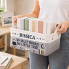 Personalized Storage Basket – Gift For Book Lovers – Live, Love, Book