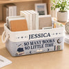 Personalized Storage Basket – Gift For Book Lovers – Live, Love, Book