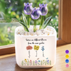 Personalized Glass Everlasting Tulips – Gift For Sister, Bestie, Best Friend - Lucky to Have You
