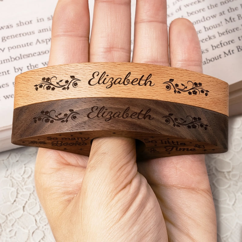 Personalized Book Page Holder - Gift For Book Lovers - Book Nerd, Chapter Queen