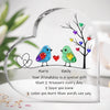 Personalized Acrylic Plaque - Birthday Gift For Sister, Bestie, Best Friend - Gracefully Becoming Sisters