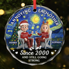 Personalized Glass Ornament – Christmas, Anniversary Gift For Couple – Annoying You Forever