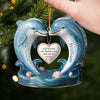 Personalized Acrylic Ornament – Christmas, Anniversary Gift For Couple – Love Led Me Straight To You