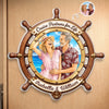 Personalized Photo Cruise Ship Door Magnet – Summer, Anniversary Gift For Couple – Making Waves With You