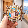 Personalized Photo Cruise Ship Door Magnet – Summer, Anniversary Gift For Couple – Making Waves With You