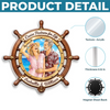 Personalized Photo Cruise Ship Door Magnet – Summer, Anniversary Gift For Couple – Making Waves With You