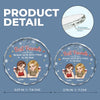 Personalized Glass Ornament - Christmas Gift For Sister, Bestie, Best Friend - Forever Better Together