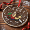 Personalized Glass Ornament - Christmas Gift For Sister, Bestie, Best Friend - Our Story Glitters